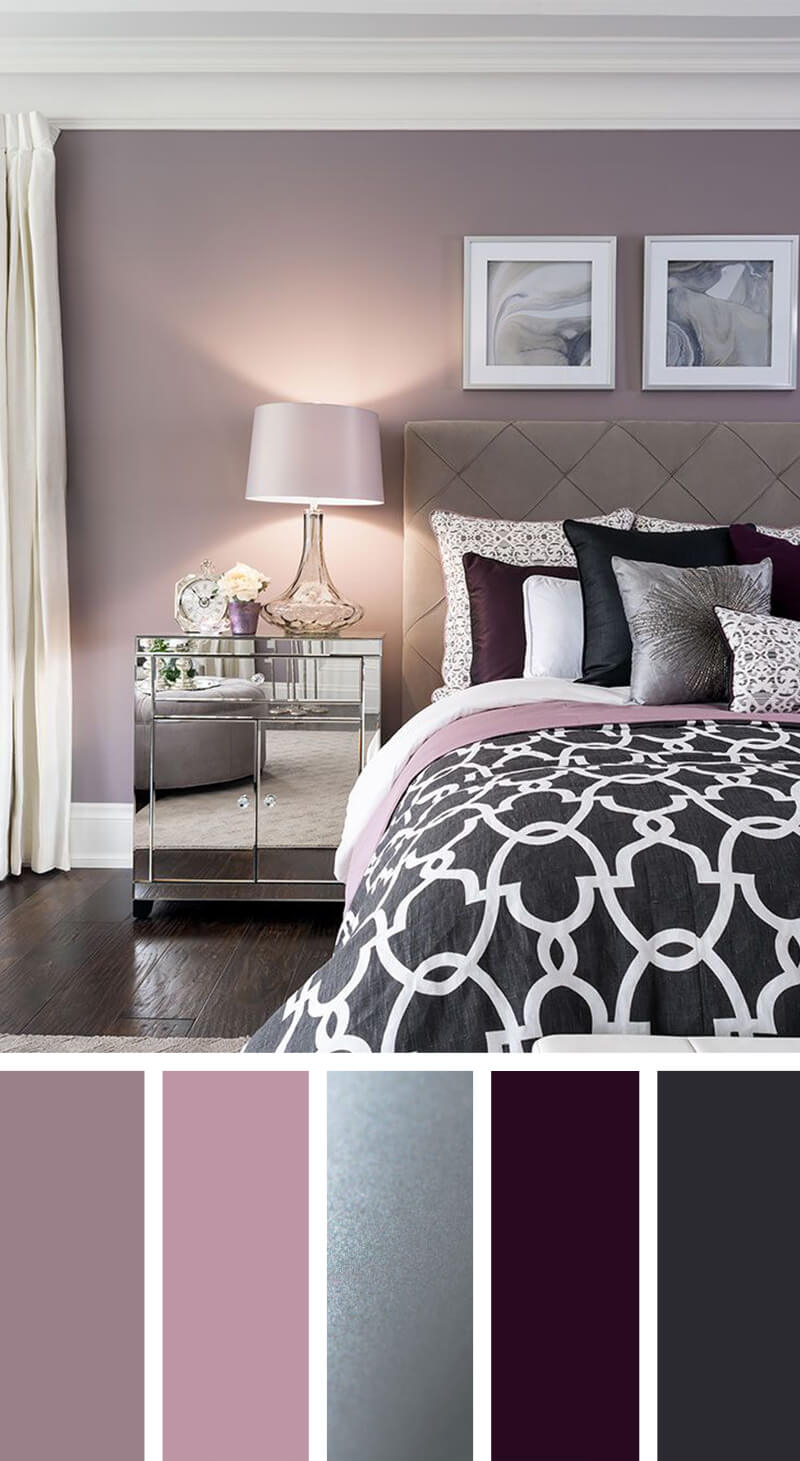 12 Best Bedroom Color Scheme Ideas And Designs For 2019 inside size 800 X 1461