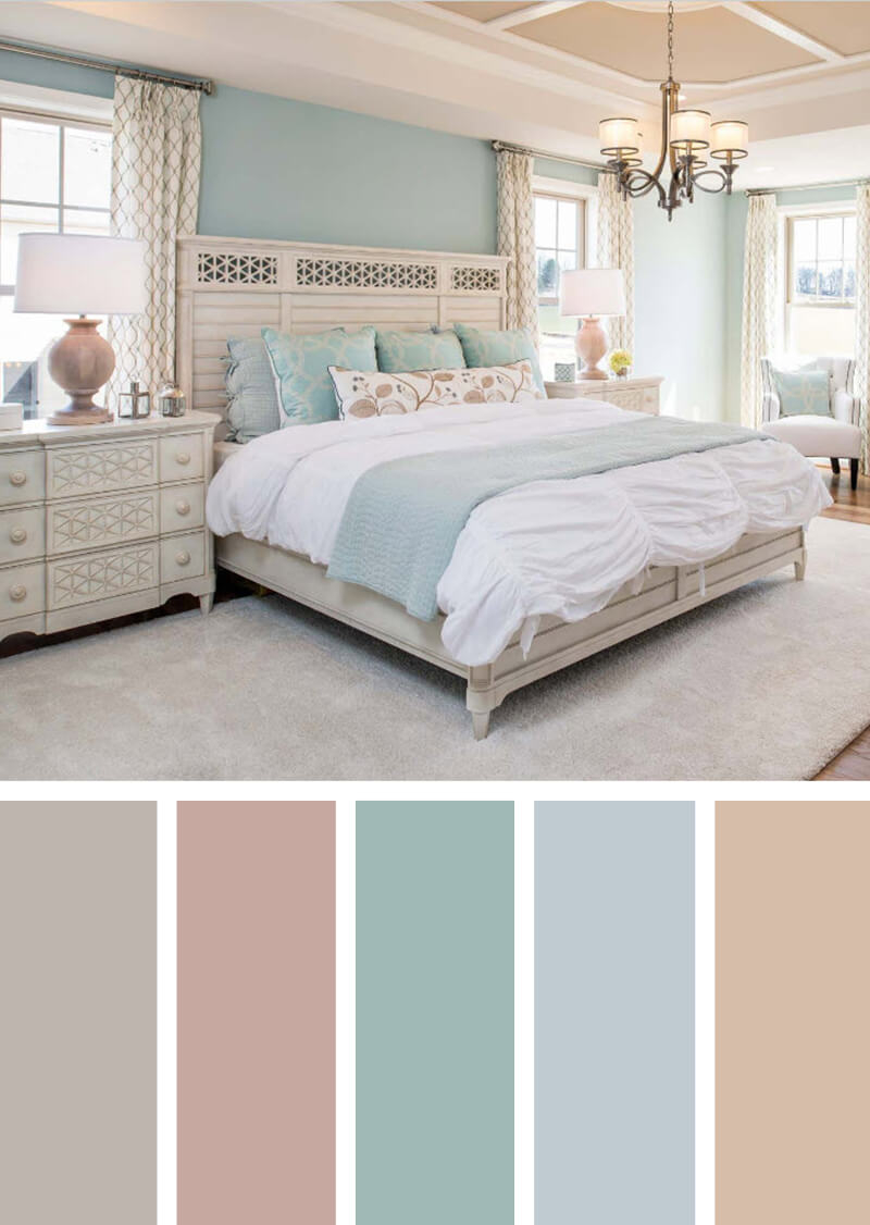 12 Best Bedroom Color Scheme Ideas And Designs For 2019 regarding proportions 800 X 1126