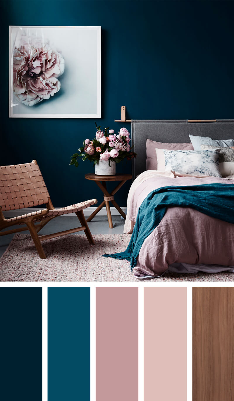 12 Best Bedroom Color Scheme Ideas And Designs For 2019 throughout sizing 800 X 1371