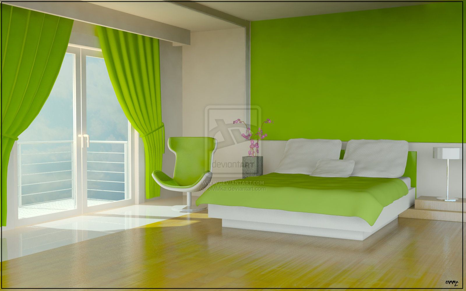 16 Green Color Bedrooms Delicious Dinners Lime Green Bedrooms within dimensions 1600 X 1000