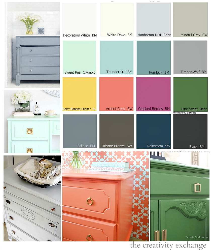 16 Of The Best Paint Colors For Painting Furniture pertaining to size 850 X 992