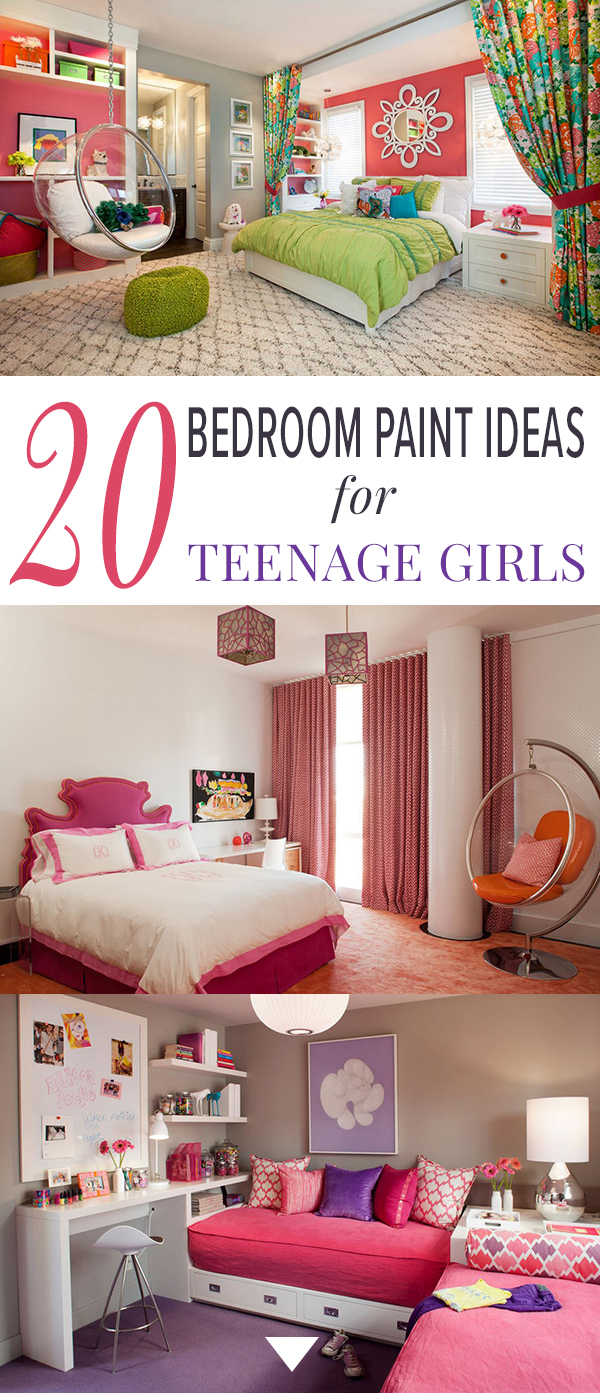 20 Bedroom Paint Ideas For Teenage Girls Home Design Lover pertaining to sizing 600 X 1393