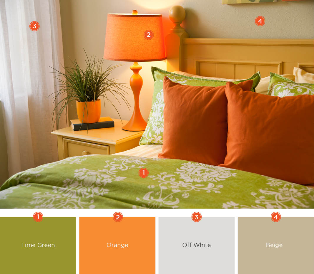 20 Dreamy Bedroom Color Schemes Shutterfly Bedroom Tropical Fish inside size 1067 X 933