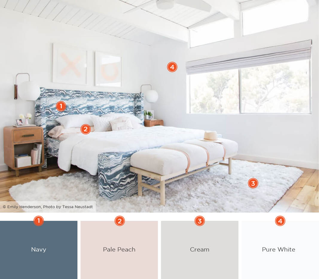 20 Dreamy Bedroom Color Schemes Shutterfly with regard to proportions 1067 X 933