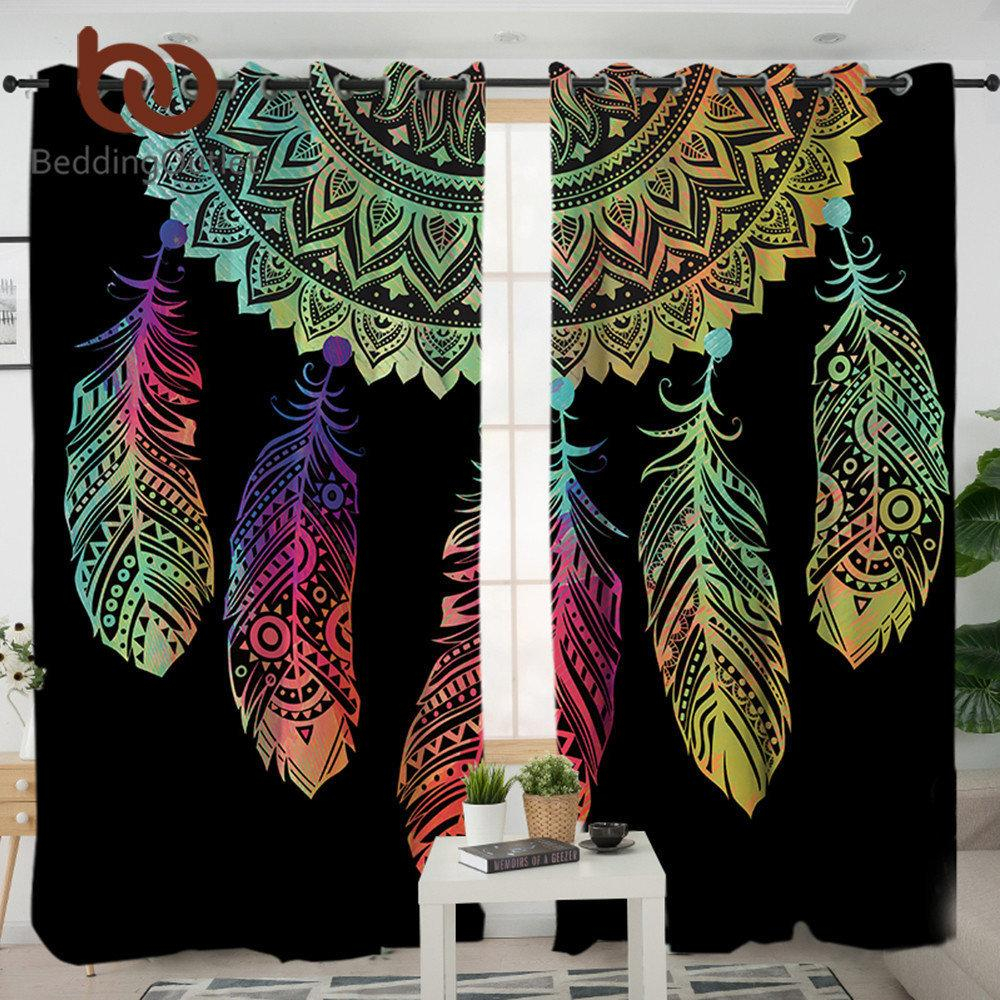 2019 Beddingoutlet Dreamcatcher Curtains For Living Room Bedroom regarding dimensions 1000 X 1000