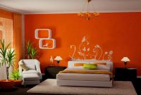 21 Bedroom Paint Color Combinations For Latest Trends Orange Wall in proportions 1200 X 846