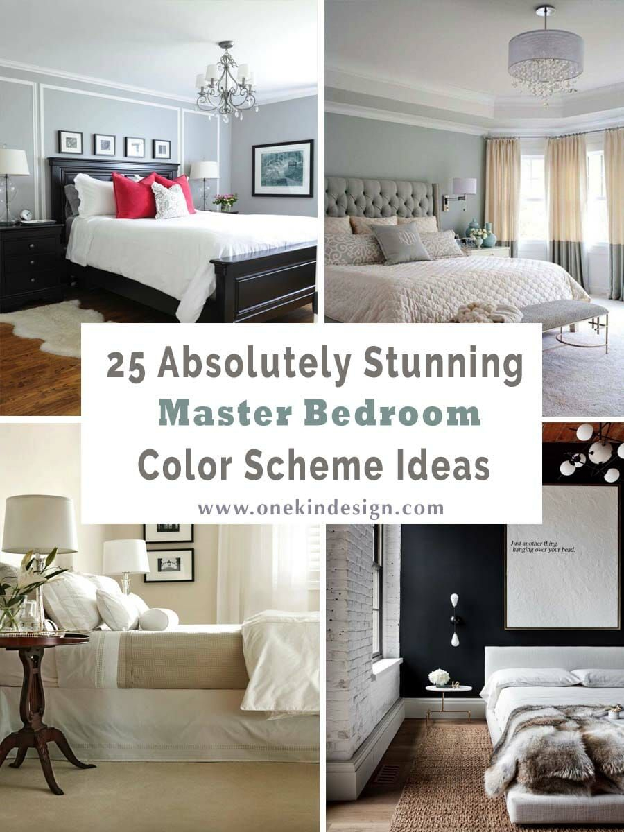 25 Absolutely Stunning Master Bedroom Color Scheme Ideas Bedroom regarding size 900 X 1200
