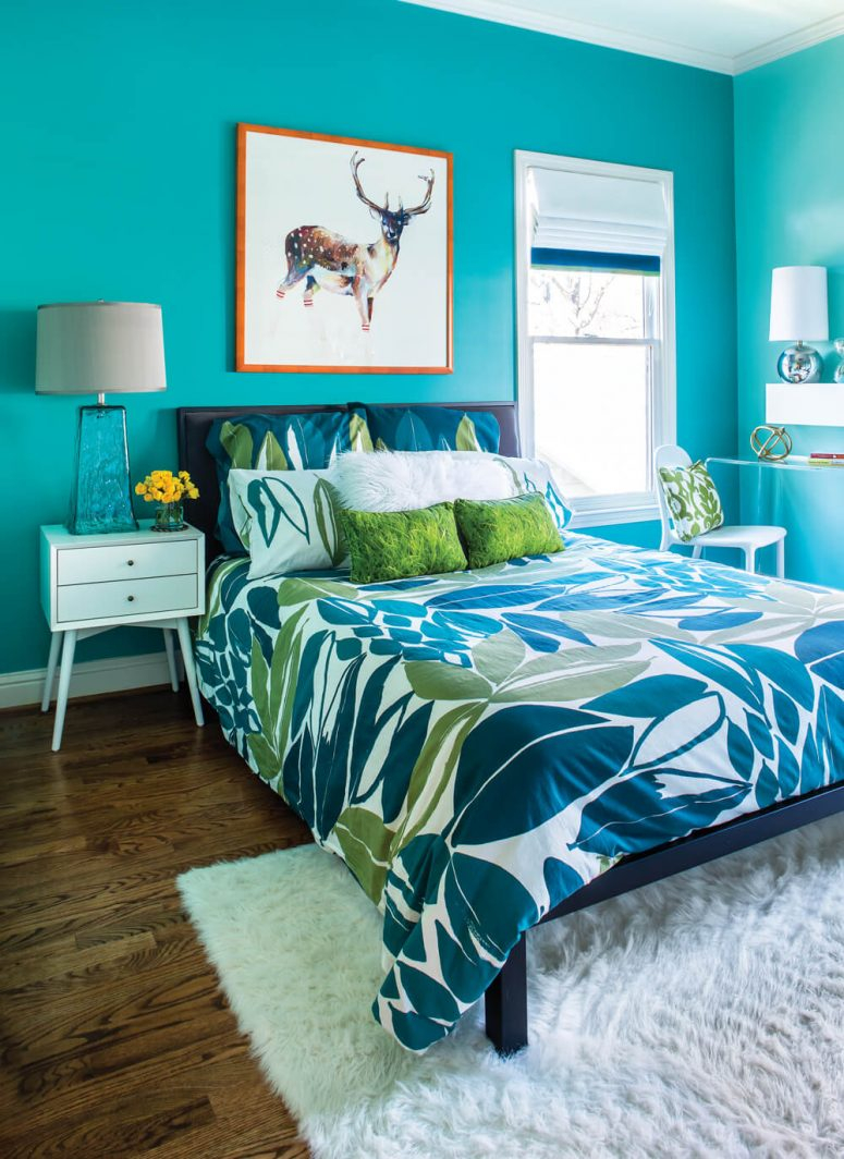 51 Stunning Turquoise Room Ideas To Freshen Up Your Home intended for size 775 X 1064