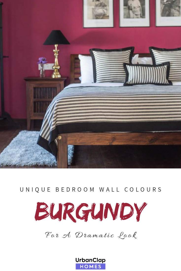 6 Unique Bedroom Wall Paint Colours That Work For Indian Homes within dimensions 735 X 1102