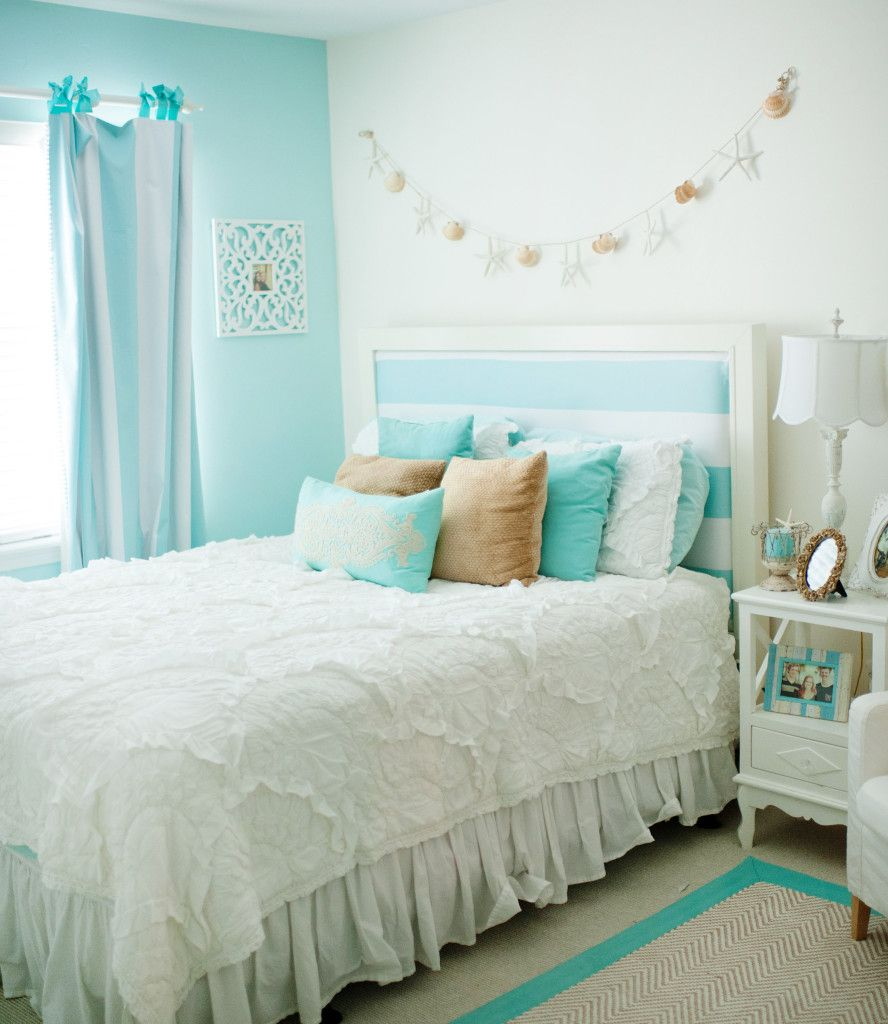 A New Room For Macy Big Girl Rooms Bedroom Turquoise Room throughout size 888 X 1024