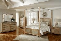 Aico Canopy Bedroom Set Biscayne West In Sand Color Ai 80100 102set for measurements 1000 X 800