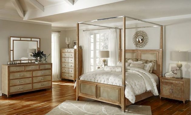 Aico Canopy Bedroom Set Biscayne West In Sand Color Ai 80100 102set for measurements 1000 X 800