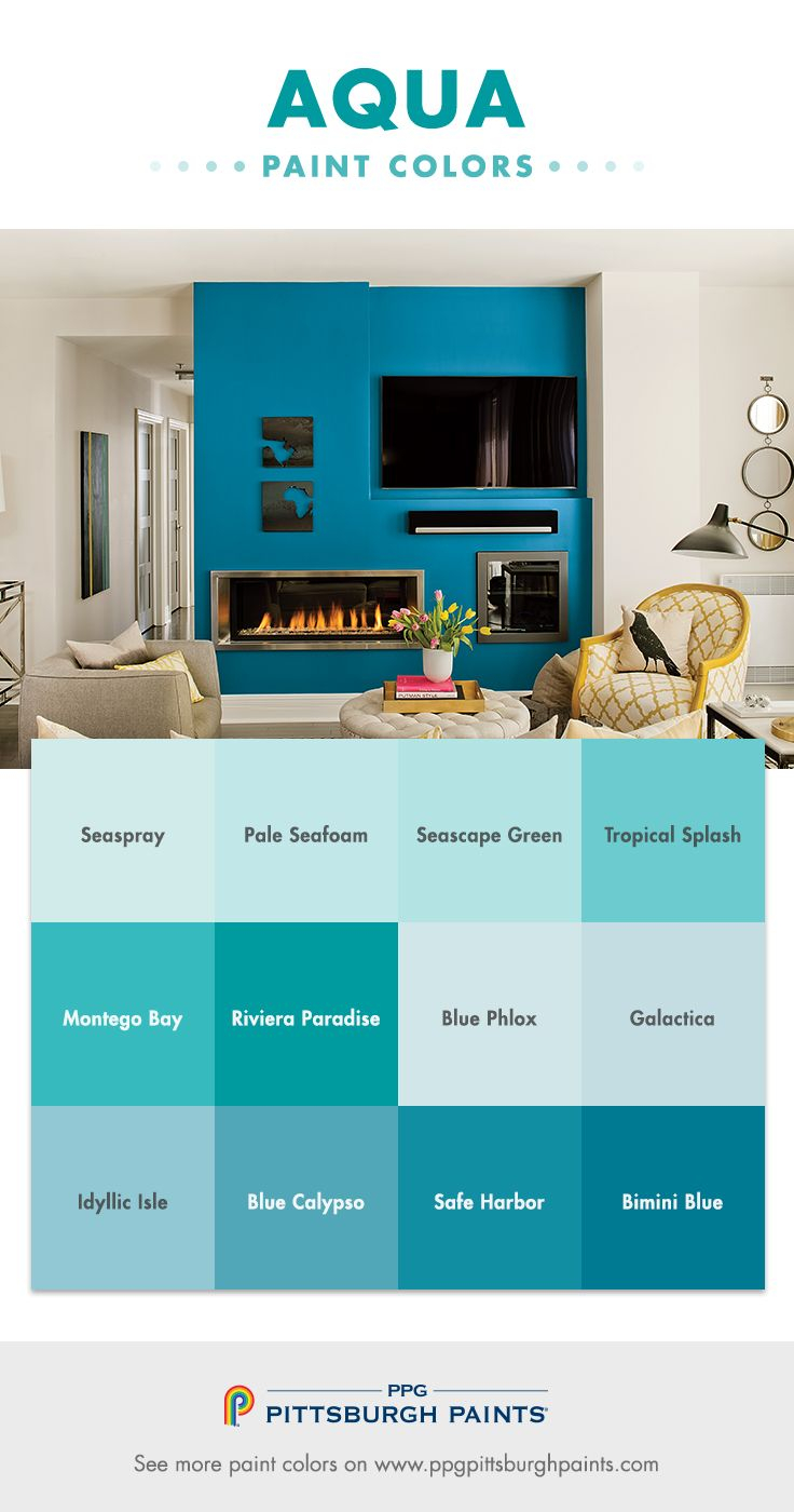 Aqua Paint Colors From Ppg Pittsburgh Paints Aquas Are Very intended for proportions 736 X 1400