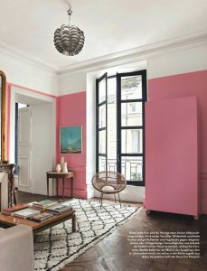 Barbie Pink Wall Paint Color Airbnb Wall Paint Colors Bedroom inside dimensions 1046 X 1372