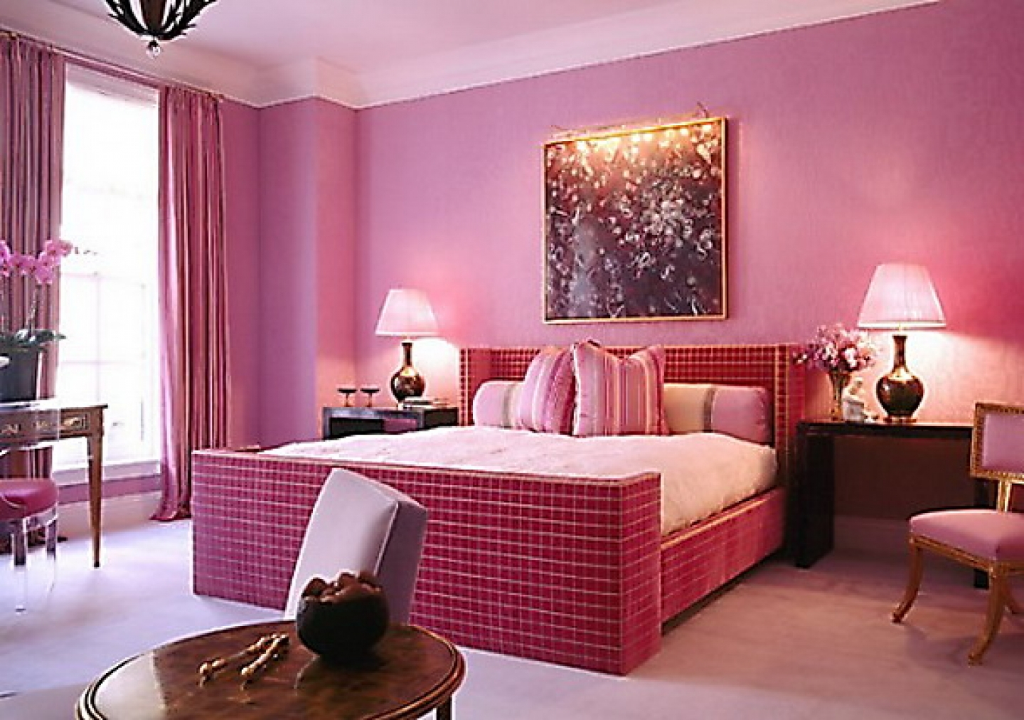 Bedroom Beautiful Pink Bedroom Paint Colors 7 House Design Ideas with proportions 1440 X 1012