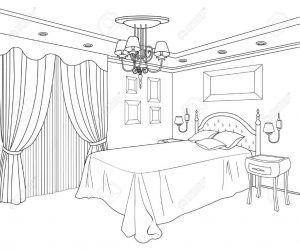 Bedroom Coloring Page Coloring Riya In 2019 Coloring Pages inside dimensions 1024 X 856