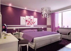 Bedroom Design With Beautiful Color Schemes Bedrooms Purple pertaining to measurements 1260 X 901