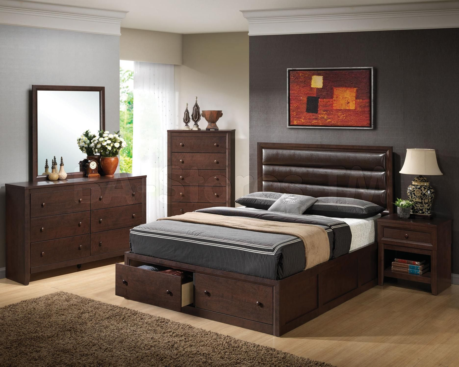 Bedroom Paint Ideas With Cherry Furniture Country Bedroom Wood with dimensions 1872 X 1498