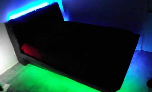 Bedroom Under Bed Led Color Changing Light Kit Reacts To Music inside sizing 1280 X 720