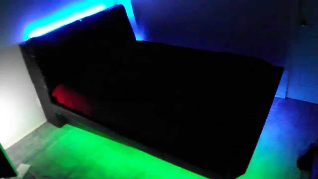 Bedroom Under Bed Led Color Changing Light Kit Reacts To Music inside sizing 1280 X 720