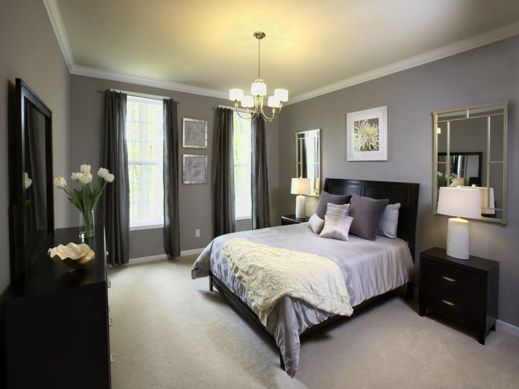 Bedrooms Feature Wall Design Ideas Accent Wallpaper Bedroom Bay within dimensions 1024 X 768