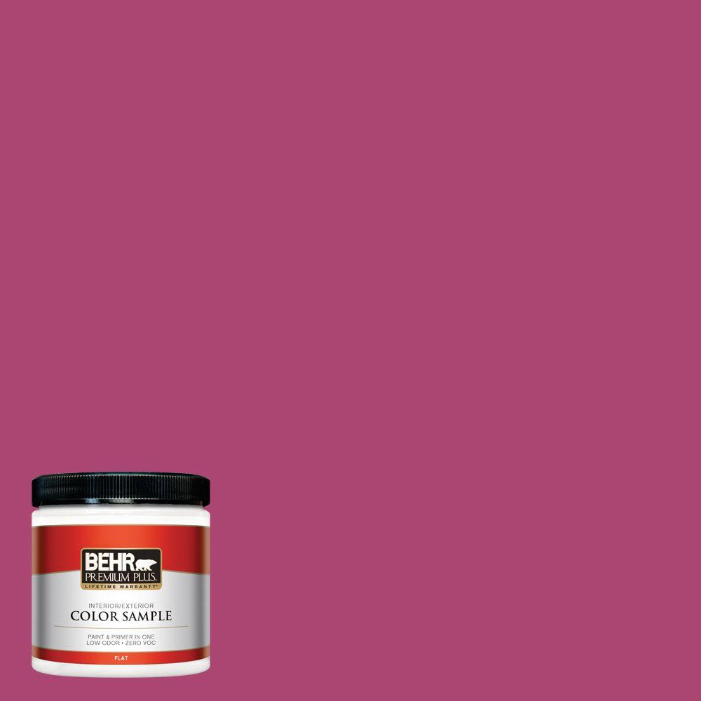 Behr Premium Plus 8 Oz 100b 7 Hot Pink Flat Interiorexterior with sizing 1000 X 1000