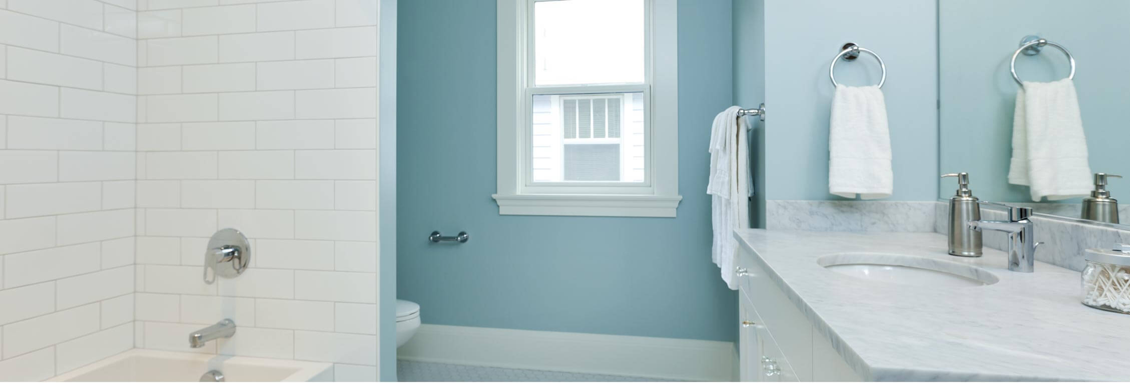 Best Colors To Use In A Small Bathroom Home Decorating Painting throughout sizing 2258 X 767