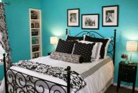 Blue Pattern Teenage Girl Bedroom Ideas Wall Color within measurements 1440 X 1090