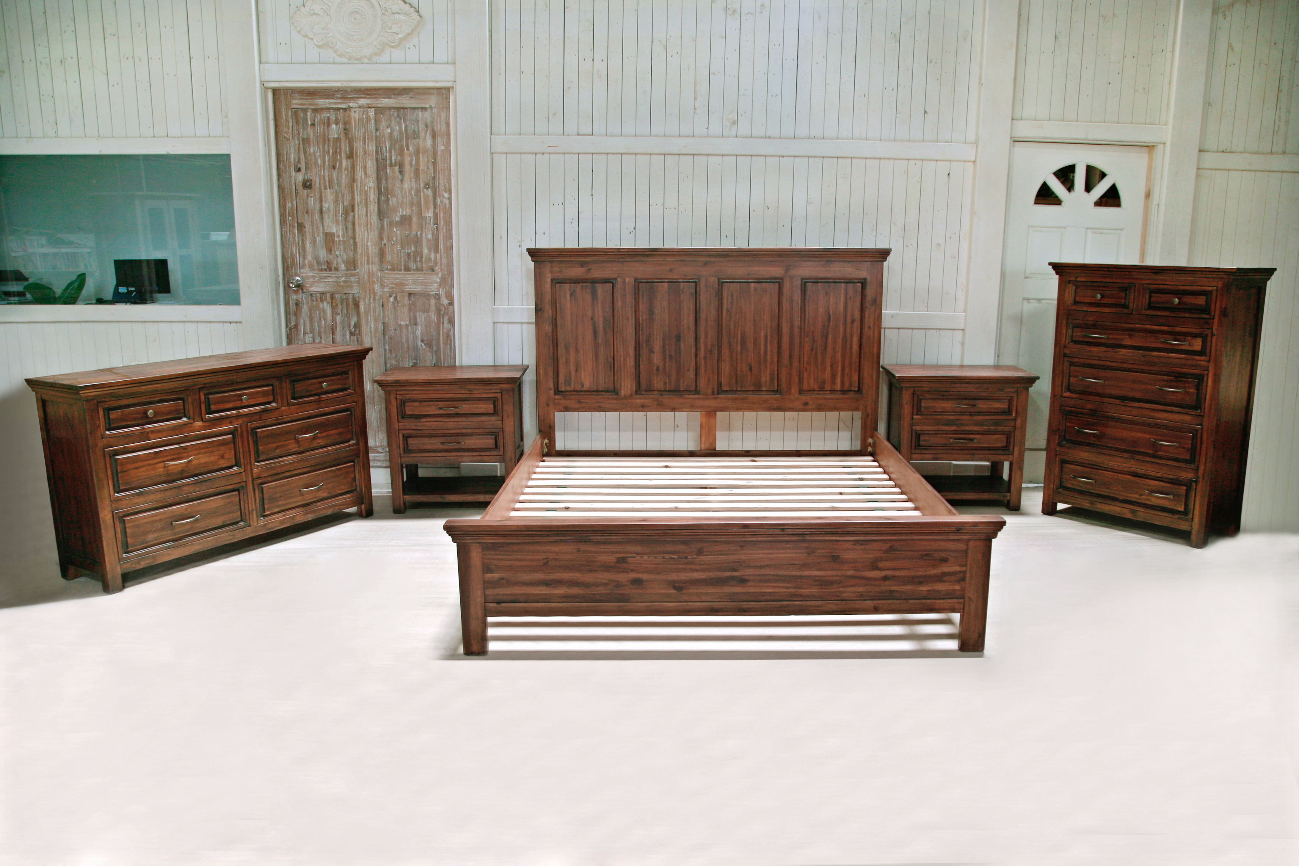 Bowery 5 Piece Bedroom Set Water Street Antiques throughout size 4368 X 2912