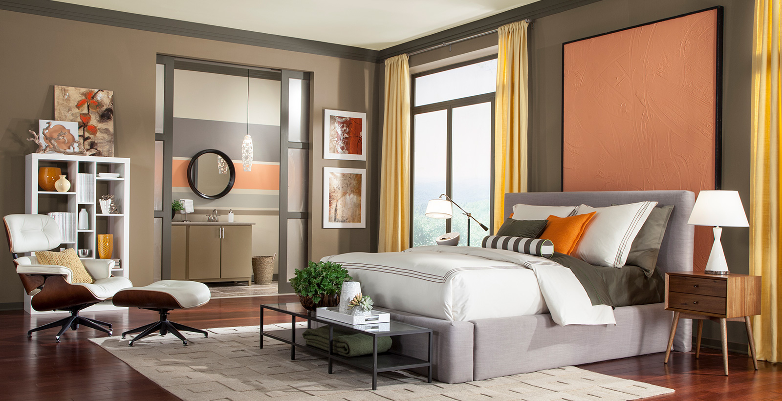 Brown Bedroom Walls Ideas And Inspiration Behr with sizing 1600 X 821