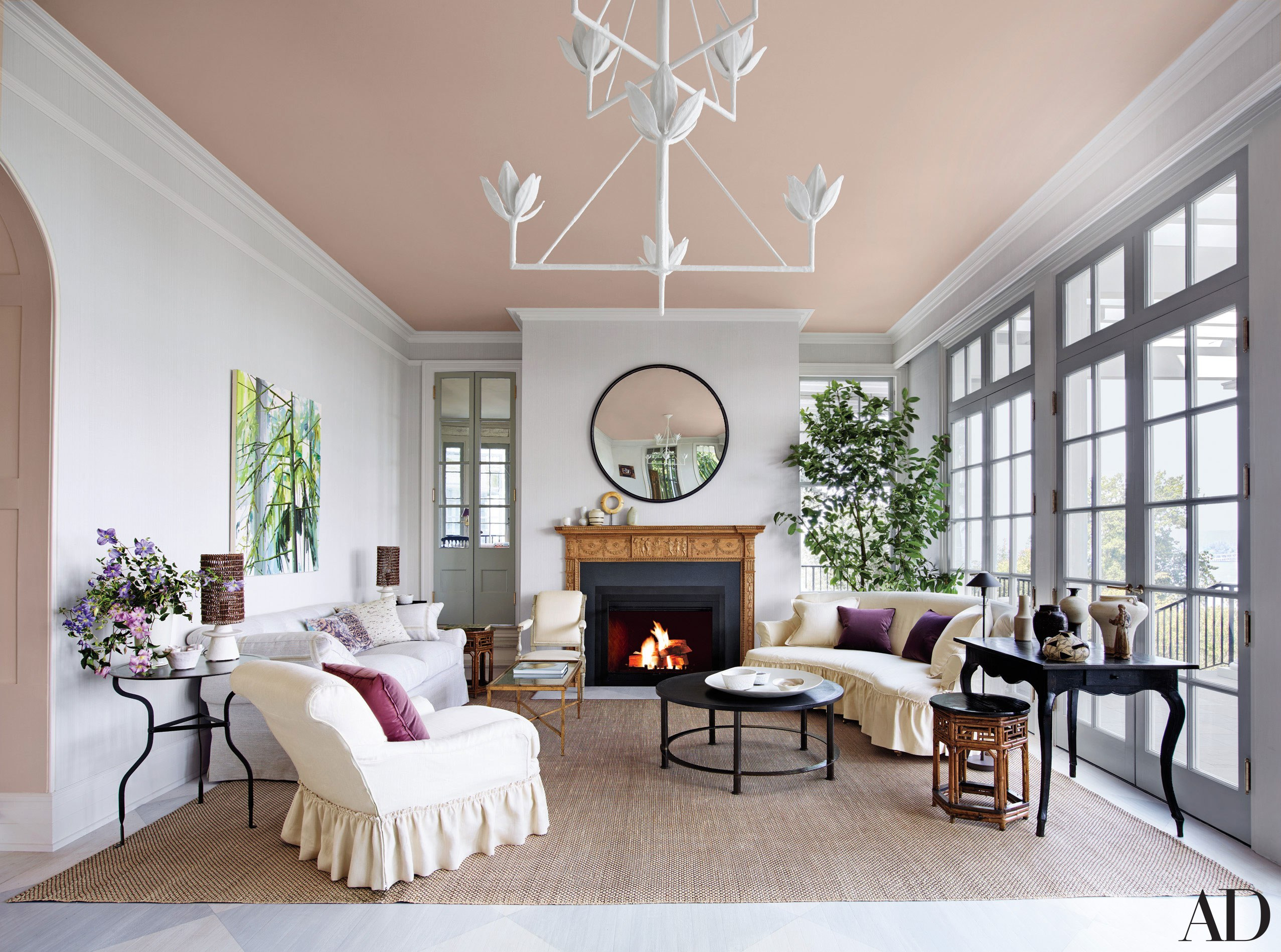 Ceiling Paint Ideas And Inspiration Architectural Digest pertaining to proportions 2554 X 1898