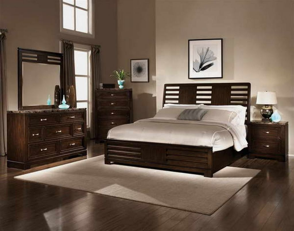 Chocolate Brown Bedroom Furniture Interior Paint Colors Bedroom pertaining to size 1024 X 803