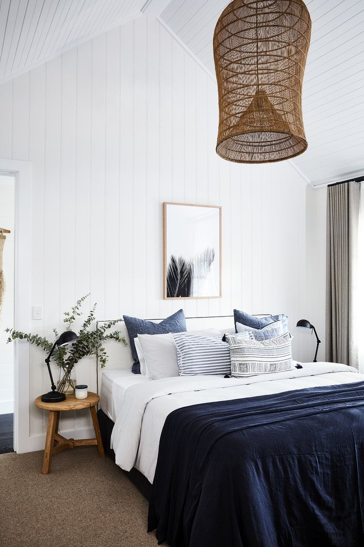 Color Palette Blue And White Bedrooms Farmhouse Bedroom Decor throughout proportions 750 X 1125