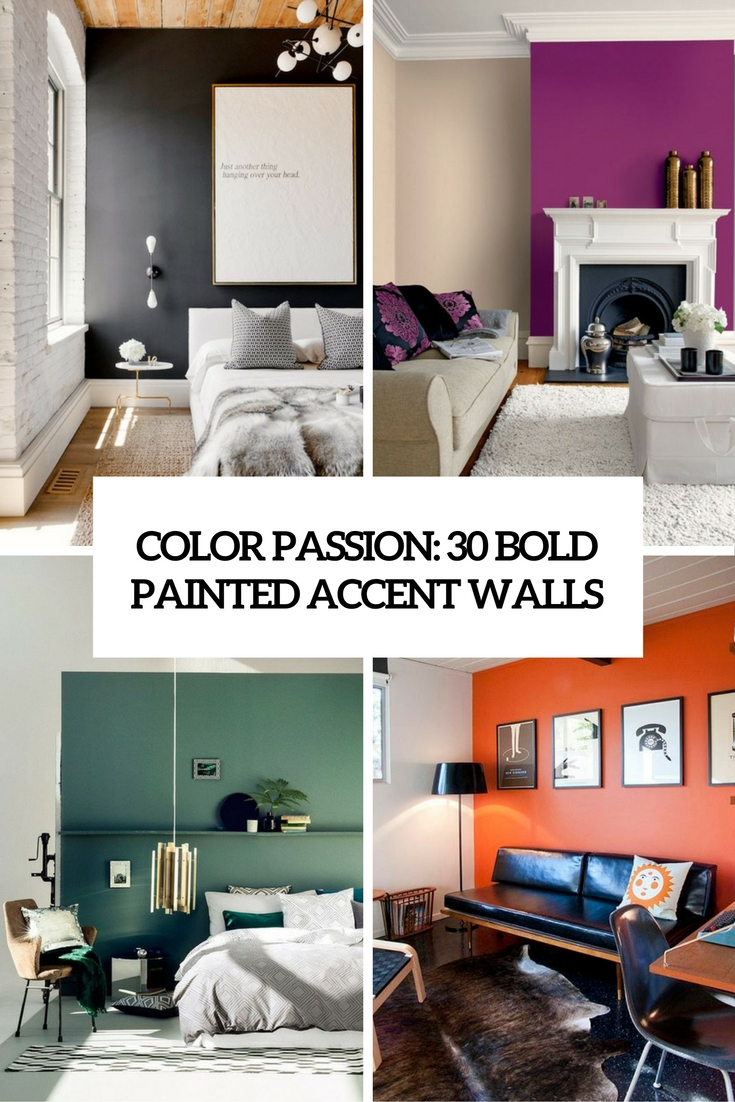 Color Passion 30 Bold Painted Accent Walls Digsdigs intended for dimensions 735 X 1102