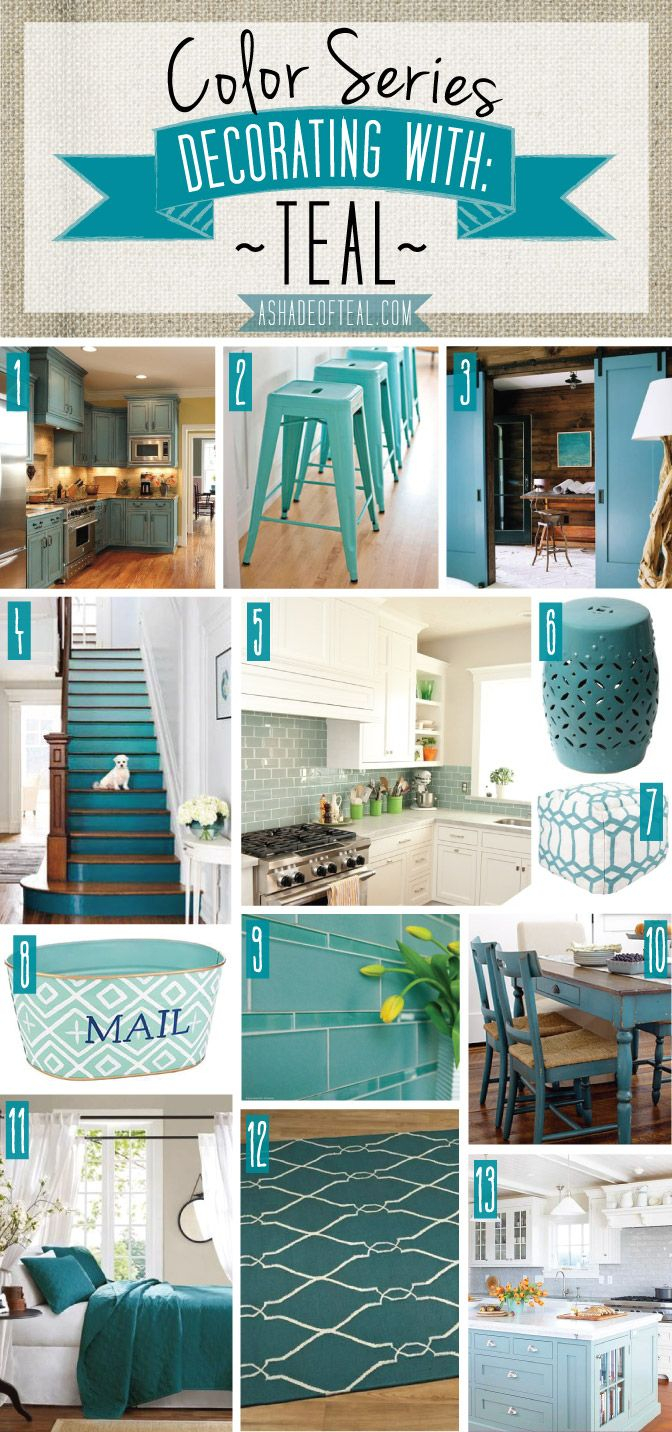 Color Series Decorating With Teal Decor Teal Kitchen Decor with measurements 672 X 1432