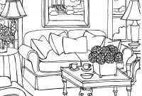 Coloring Pages For Adults Some Drawings Of Living Rooms For Adults intended for sizing 2550 X 3300