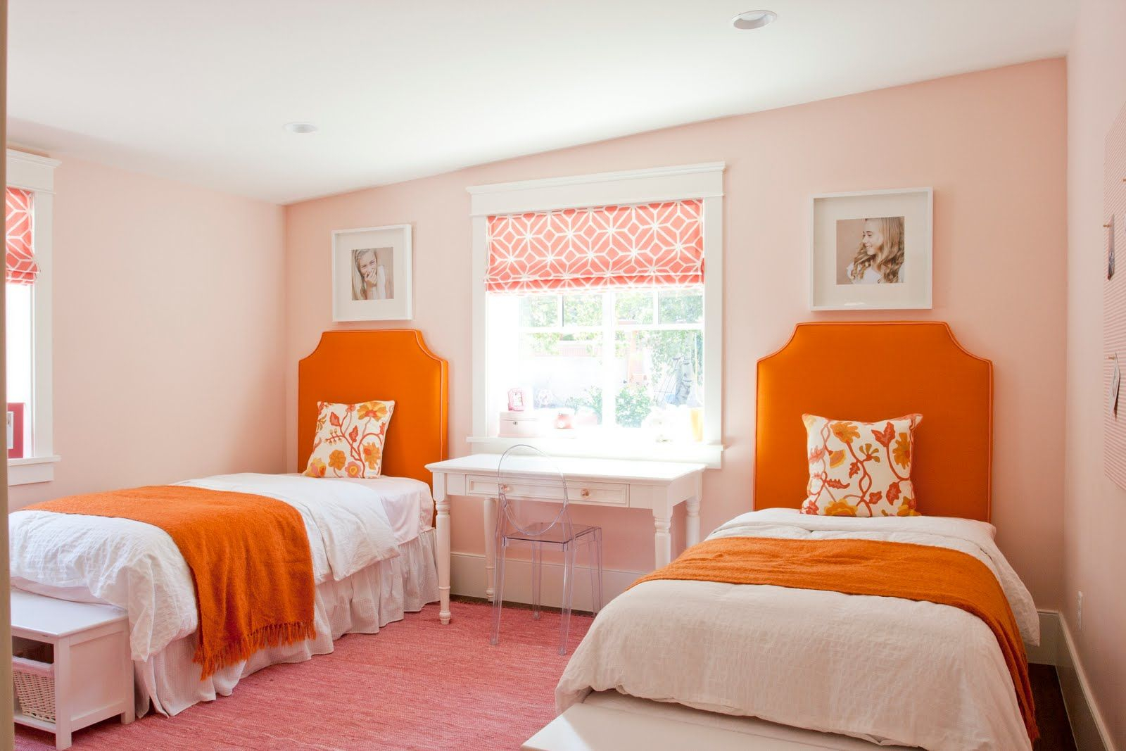 Colors That Make Orange And Compliment Its Tones Orange Bedroom inside measurements 1600 X 1067