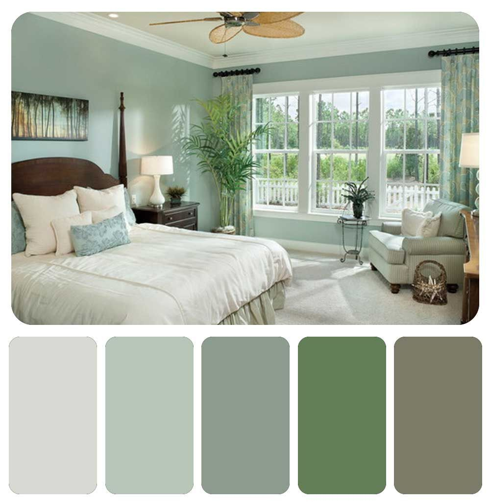 Cool Green Bedroom Scheme Apartment Decorating In 2019 Bedroom within measurements 1000 X 1030