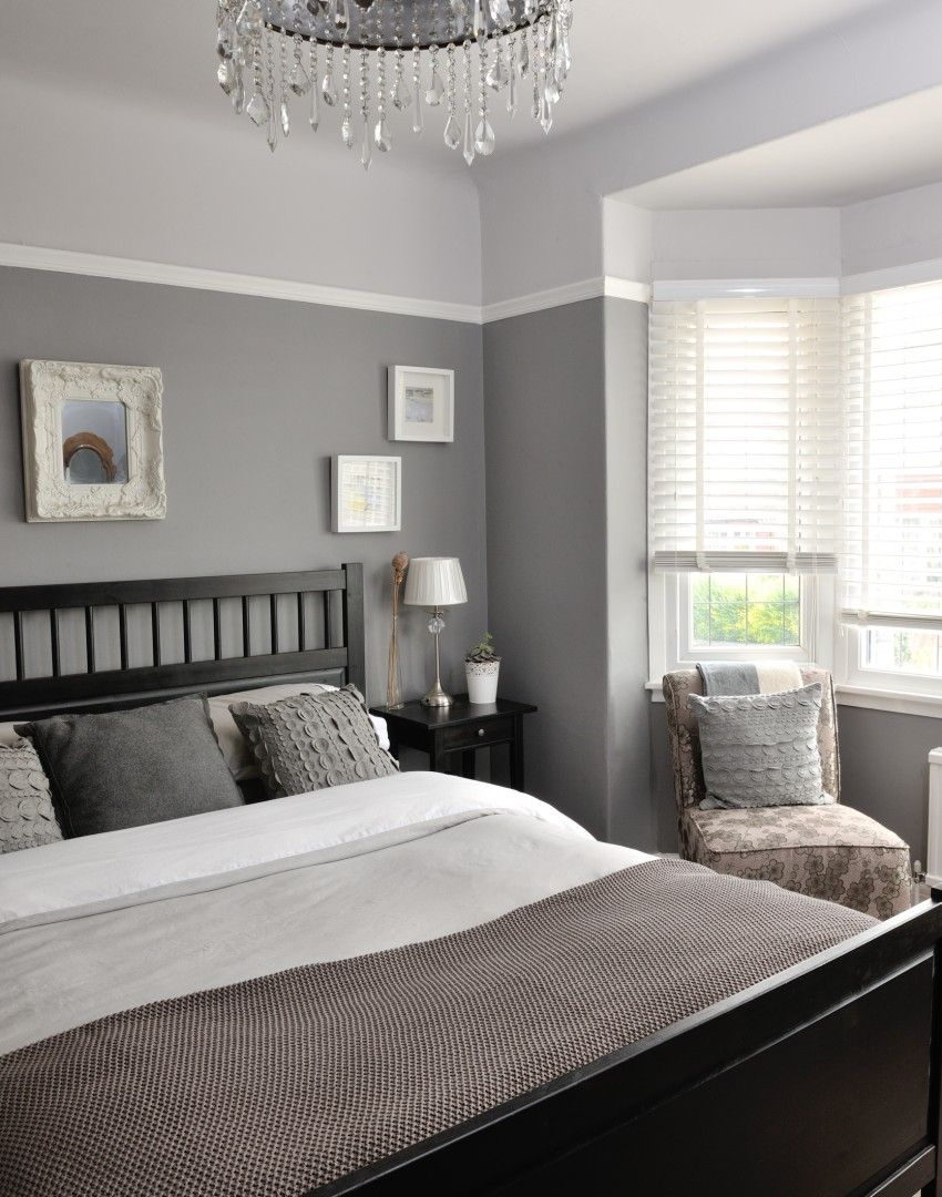 Different Tones Of Grey Give This Bedroom A Unique And Interesting with dimensions 850 X 1080
