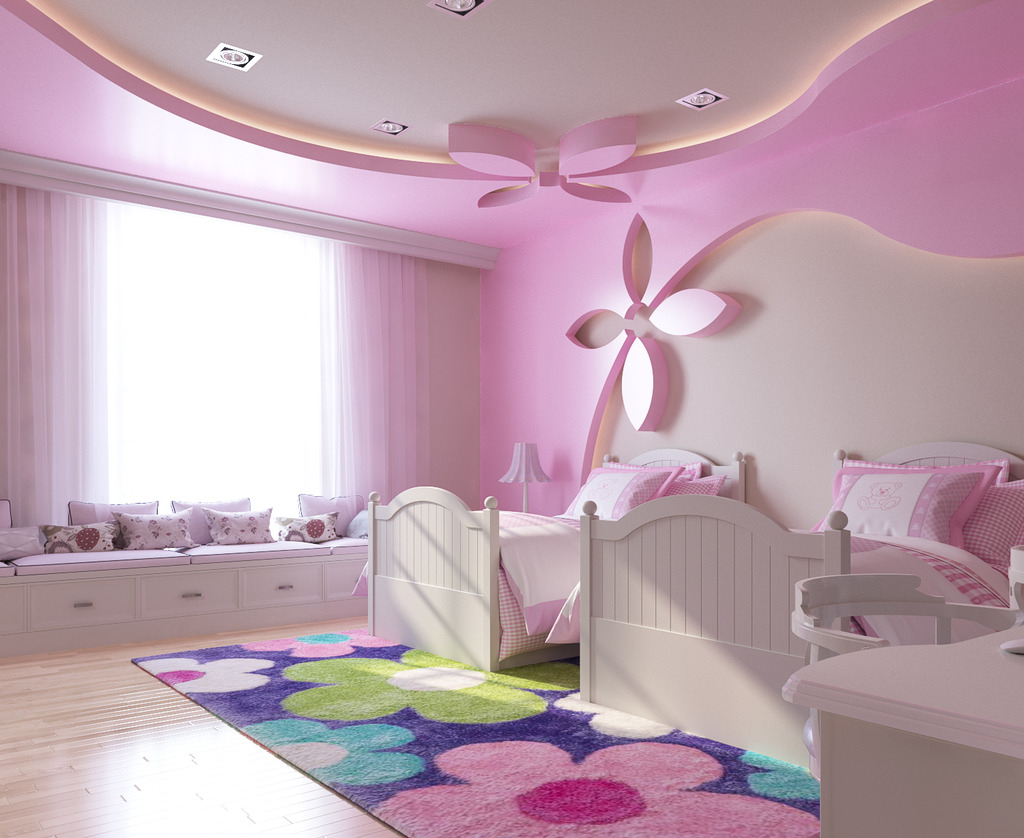 Exquisite Pink Bedroom And Stunning Wall Design Home Design for proportions 1024 X 838