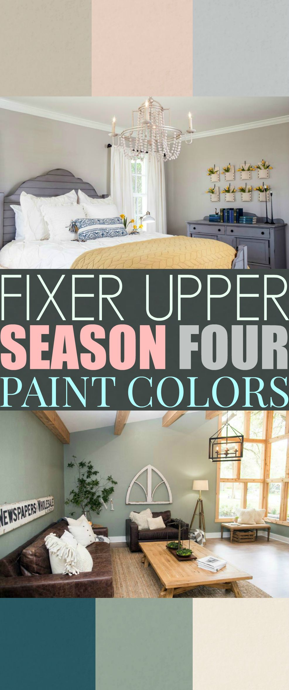 Fixer Upper Season Four Paint Colors Best Matches For Your Home inside proportions 987 X 2353