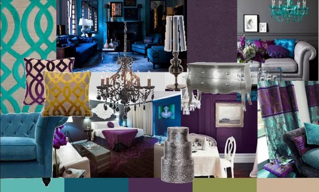 Gold Green Turquoise Purple Interior Decor Interior Design House for measurements 1240 X 874