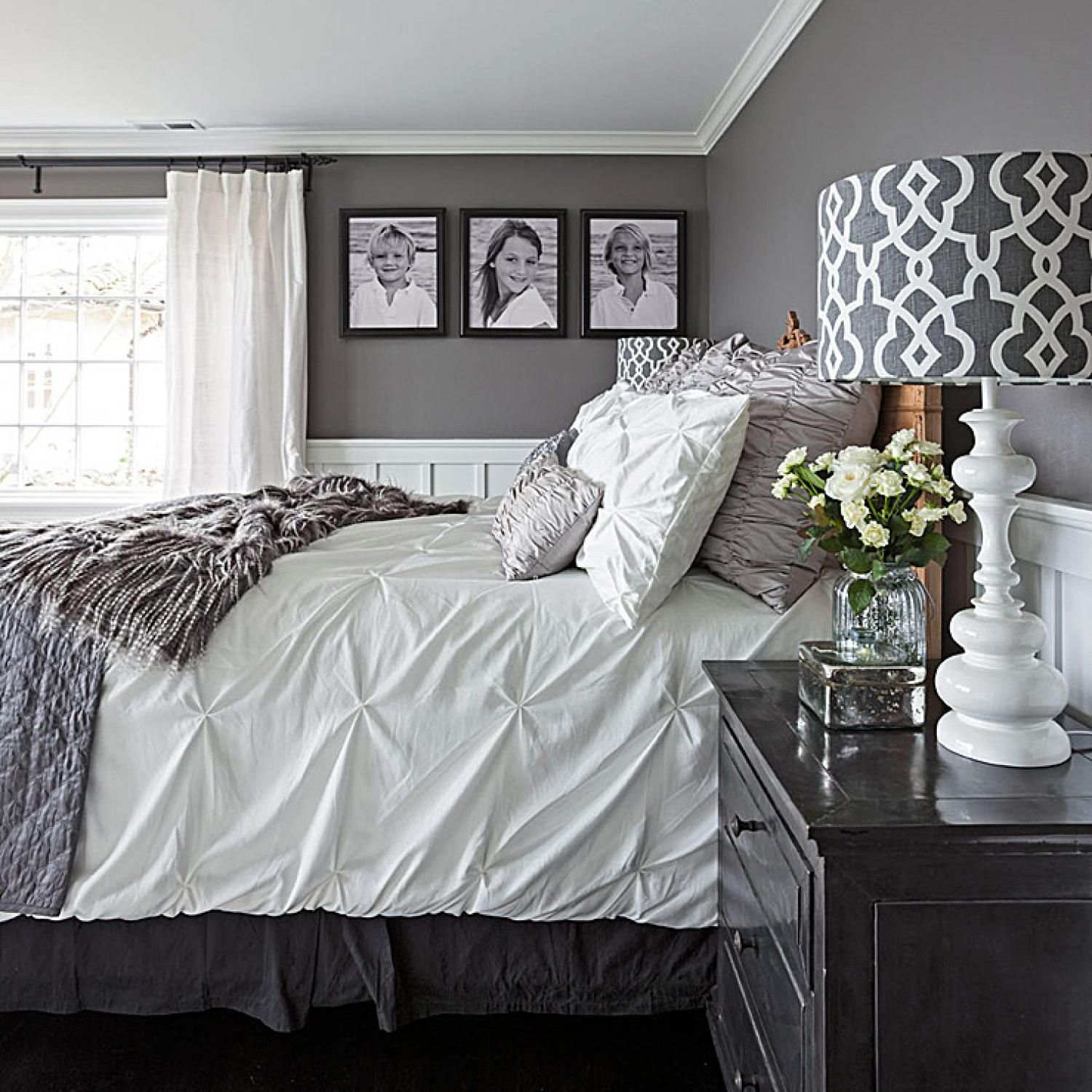 Gorgeous Gray And White Bedrooms Bedrooms Master Bedroom with regard to size 1500 X 1500