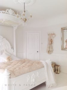 Gorgeous White Bedroom With Pale Blush Accent Colors French Country intended for dimensions 1530 X 2048