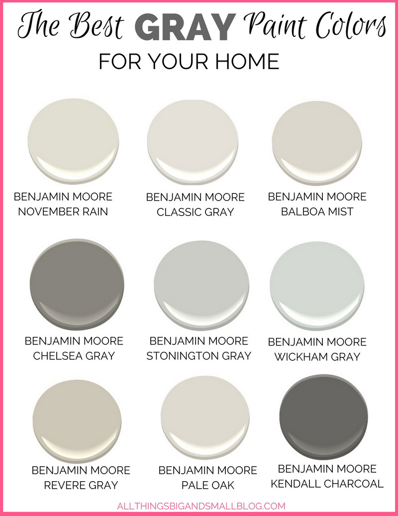 Gray Paint Colors For Your Home Best Benjamin Moore Gray Paint intended for measurements 800 X 1038