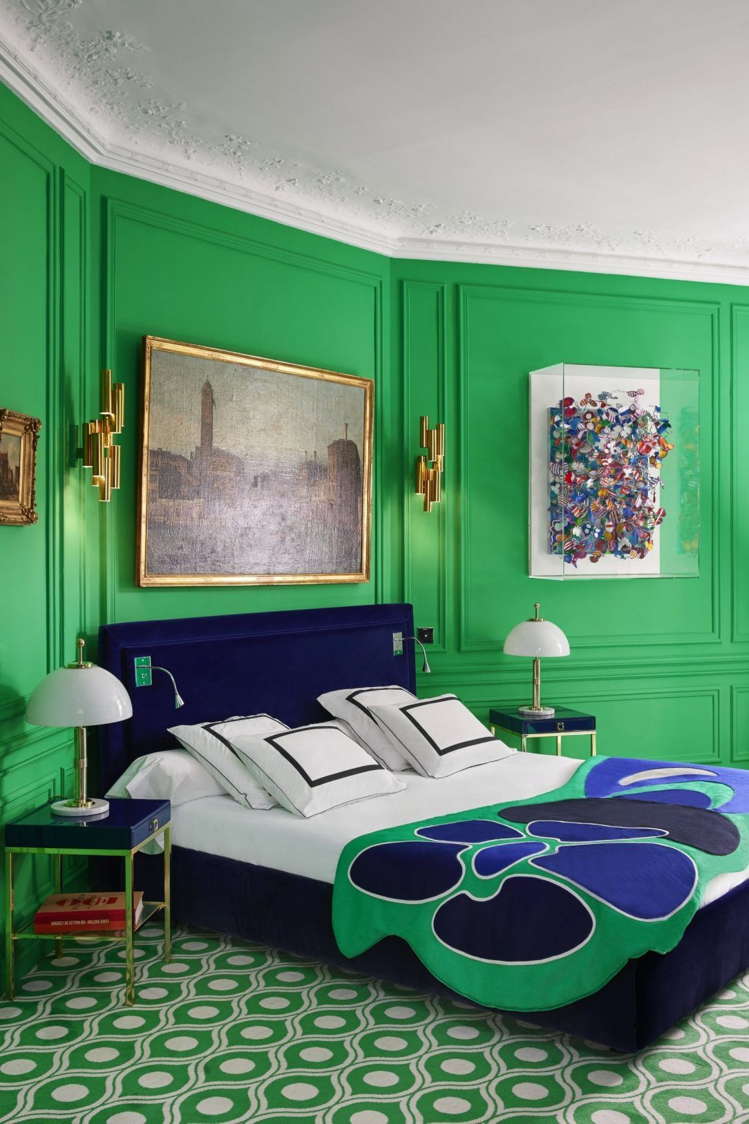 Green And Blue Bedroom Color Boldcolors Green Blue intended for measurements 1084 X 1626