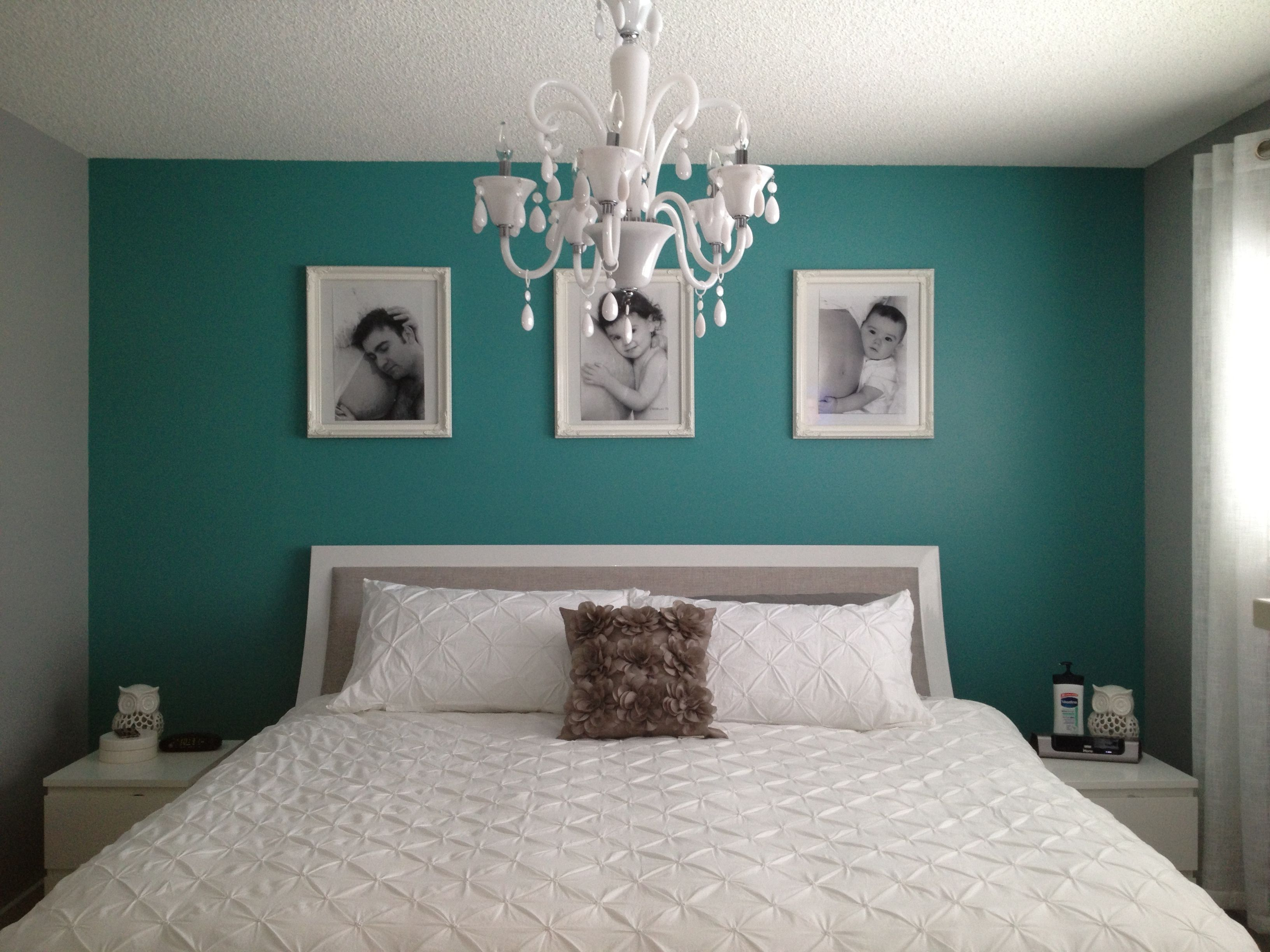 Grey And Teal Bedroom Love This Room So Much So That I Am Going within measurements 3264 X 2448