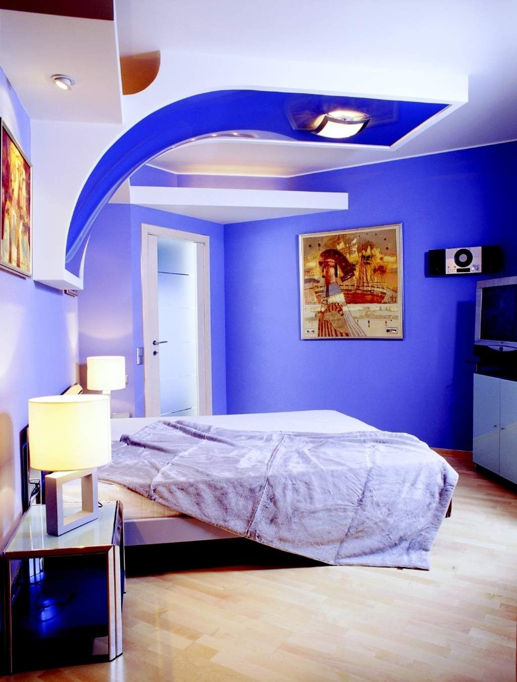 Ideas With Pics48 Best White And Blue Color Bed Room Interior Ideas with regard to sizing 1024 X 1351