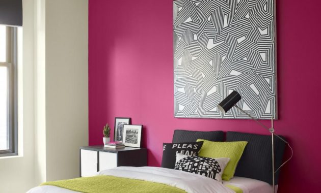 Interior Design Teen Bedroom Color Combination With Bright Pink throughout proportions 1024 X 1365