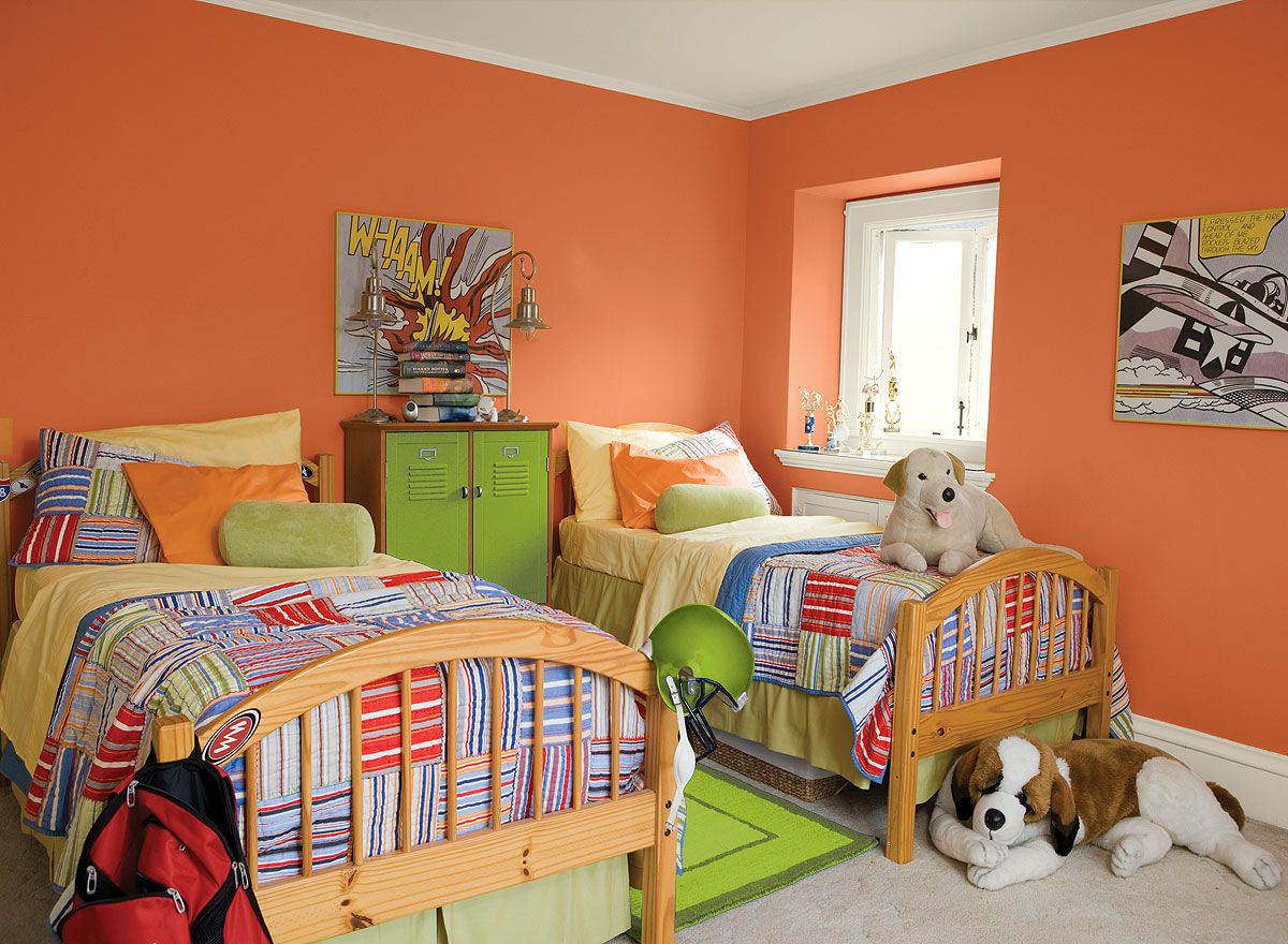 Interior Paint Ideas And Inspiration Colorful Rooms Kids Bedroom inside proportions 1200 X 880